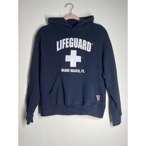 Lifeguard hoodie Kids size L ( 14-16) Blue White